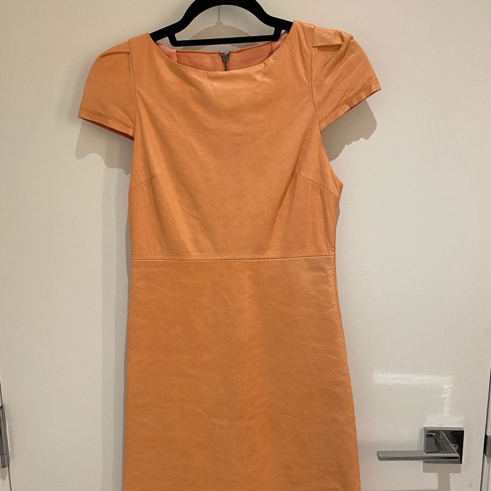 Alice and Olivia Leather Dress